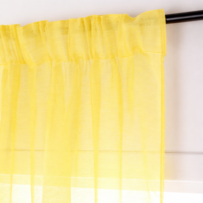 FENETRE SUR COUR Dolly Curtain 140x250 cm – 100% Polyester Voile