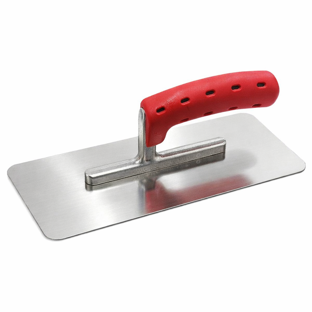 Stainless Steel Flat Finishing Trowel 11x4 for Concrete and Drywall