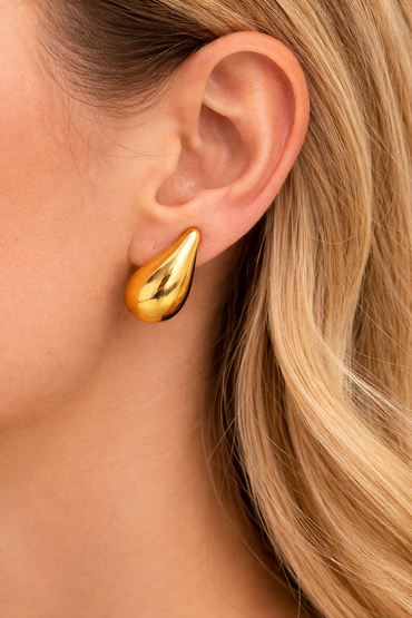 Luxe Loop Women's Droplet Earring