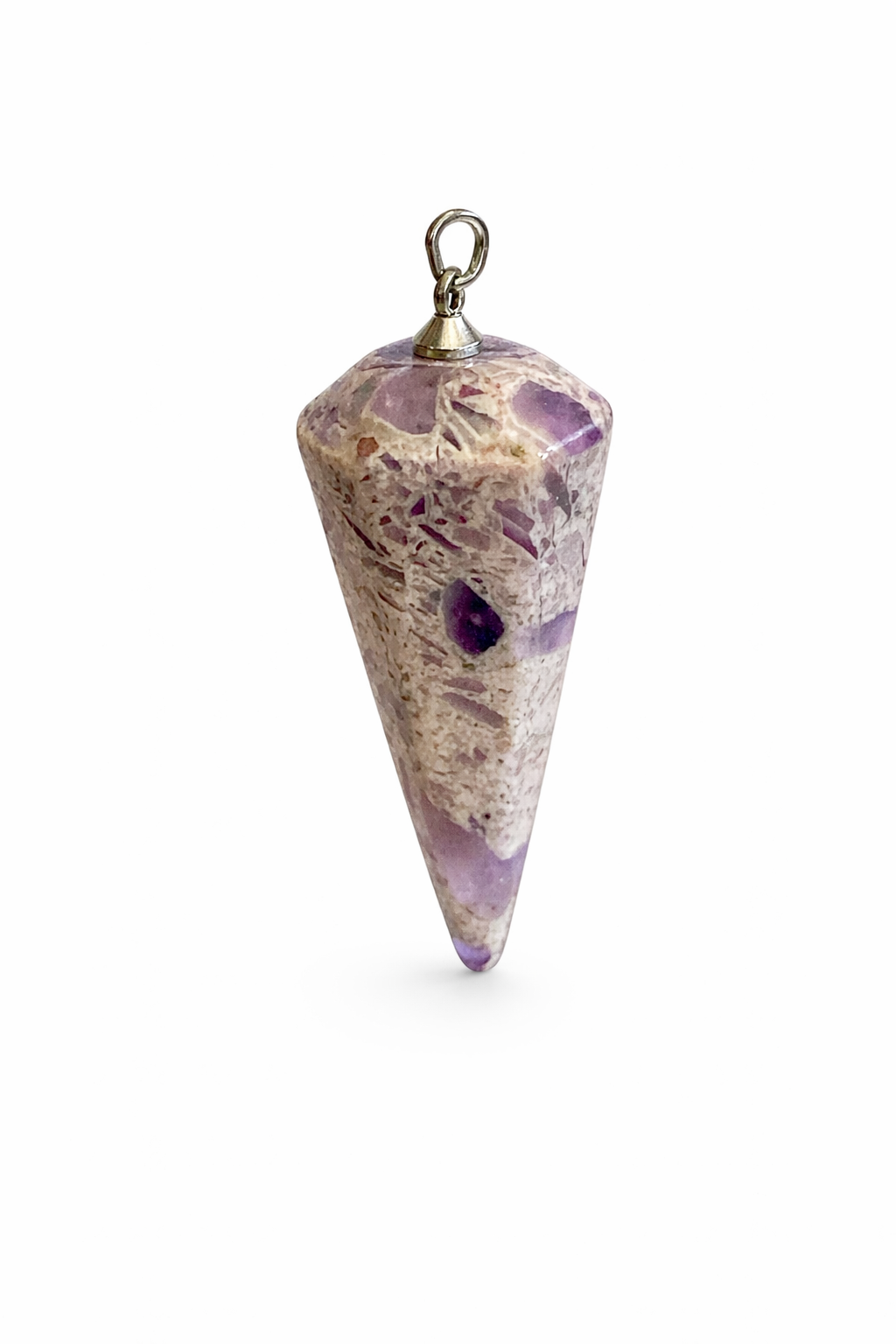 Gemstone Ruby Feldspar Pendulum Ruby