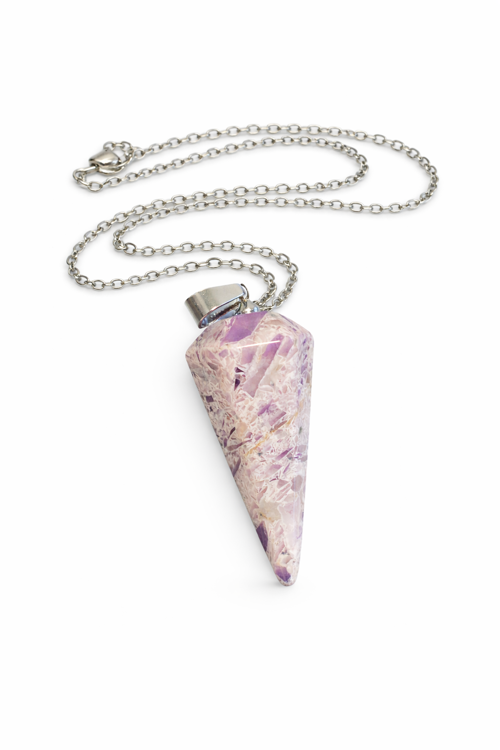 Gemstone Ruby Feldspar Pendulum Ruby