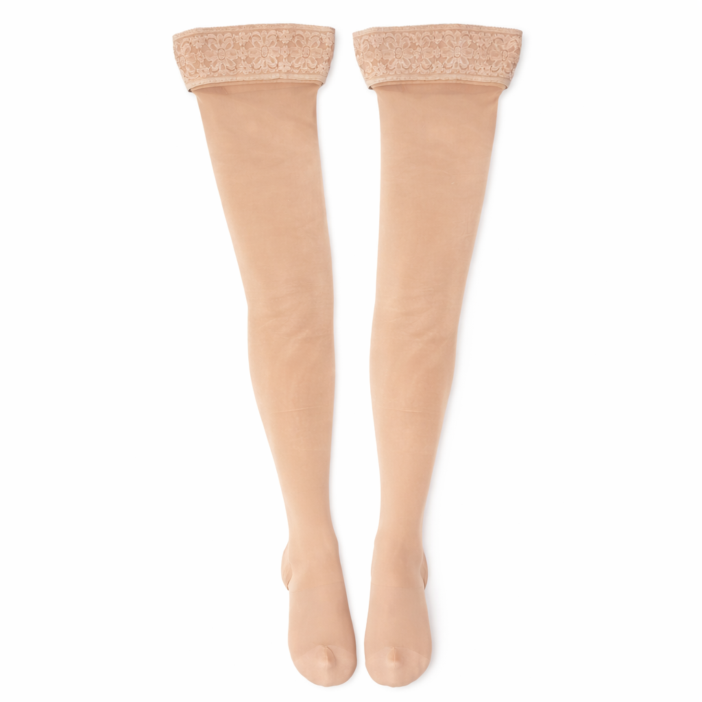 Scudotex Autoreggenti 70 Denari Open Toe Compression Stockings