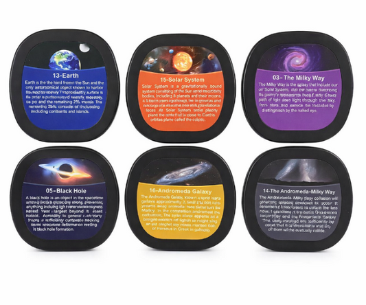 Star Projector Night Light Disc Planetarium Projector Disc 4K HD Galaxy Projector Light Disc - 6 Pack (Projector Not Included)