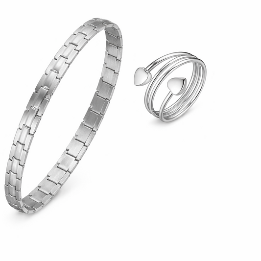 Vicmag Magnetic Set Jewelry Of Titanium Steel Magnetic Bracelet