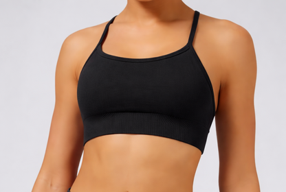 Bras Backless Women's Seamless Yoga Sports Set - High Support