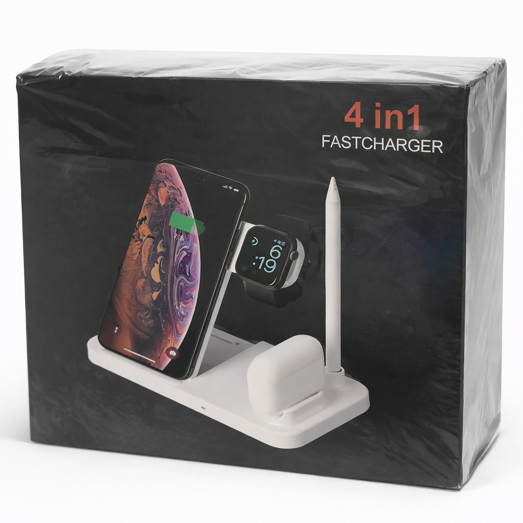 FAST CHARGER 4 IN 1 (BLACK)