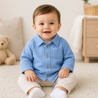 Lupilu Baby Muslin Shirt – Soft & Breathable Cotton
