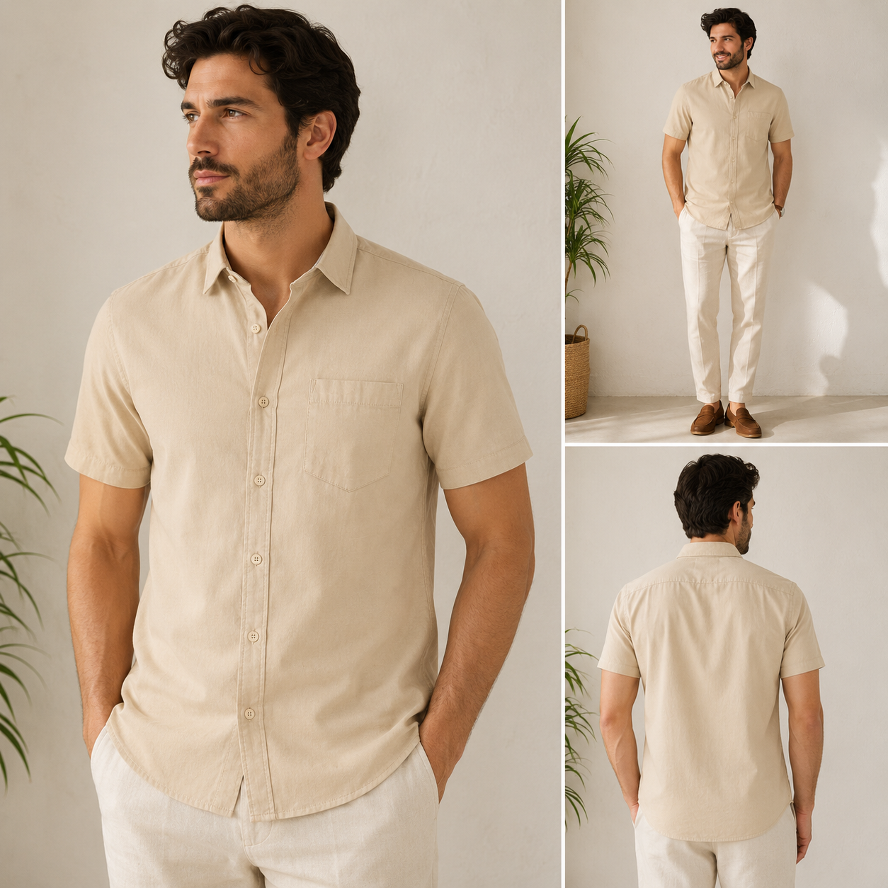 Livergy Men's linen shirt