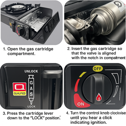 Maxworld Portable Camping Gas Stove