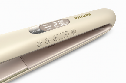 Philips 8000 Series Straightening Iron - SplitStop Technology, Warm Beige BHS838/00