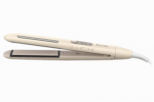 Philips 8000 Series Straightening Iron - SplitStop Technology, Warm Beige BHS838/00