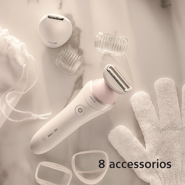 Philips 8000 Series Lady Shaver with Pedicure and Glove Accessories BRL176/00
