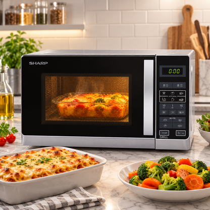 Sharp Home Appliances R-642INW Countertop Combination Microwave