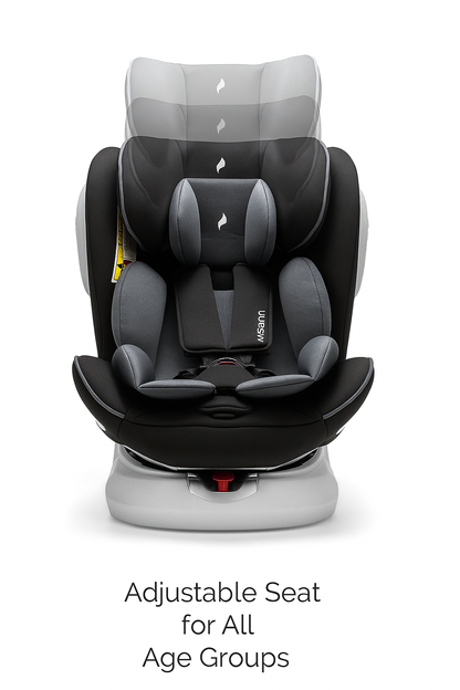 Osann Four360 Car Seat with Isofix, 0-36 kg, Black