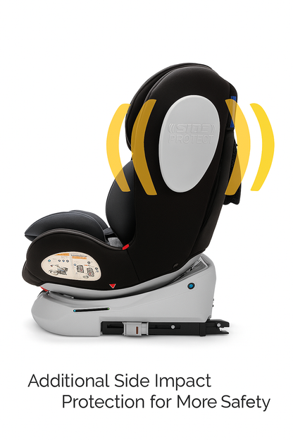 Osann Four360 Car Seat with Isofix, 0-36 kg, Black