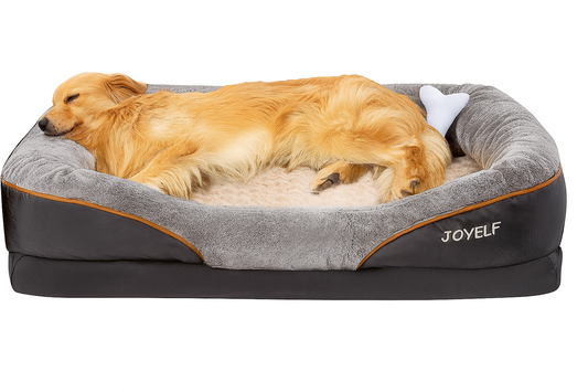 JOYELF M Orthopedic Memory Foam Dog Bed with Washable Cover