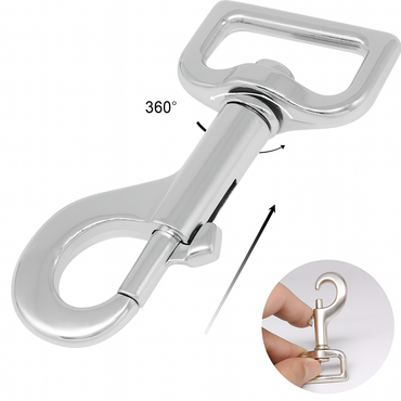 Durable Reflective Dog Leash with Dual Handles for Control