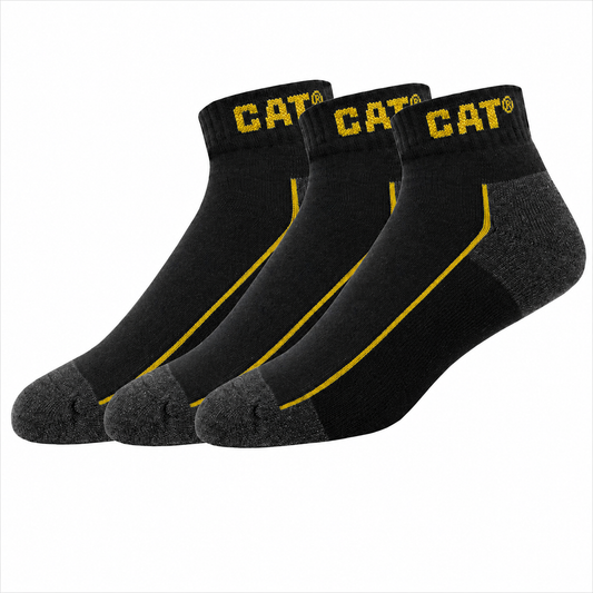 Caterpillar Men's 3-Pack Terry Sole Socks