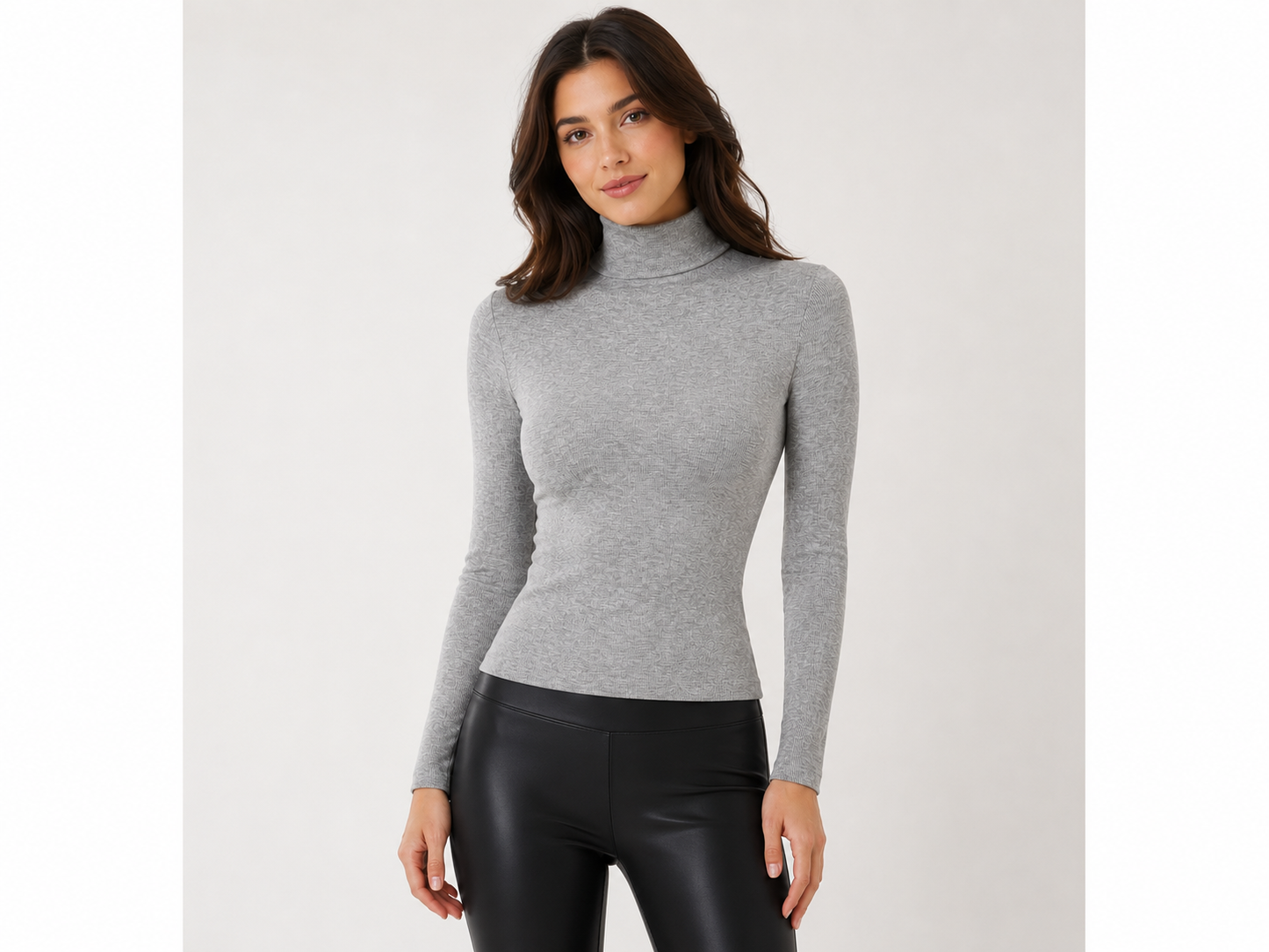 Esmara Women's Ribbed Turtleneck Sweater