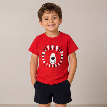 Lupilu Boys' Short Cotton Pajama Set