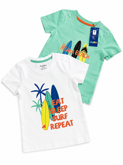 Lupilu Boys' T-Shirt pack of 2