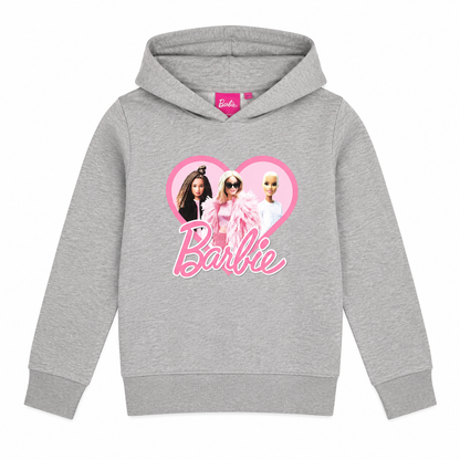 Mattel Girls' Barbie Hoodie Cotton Blend