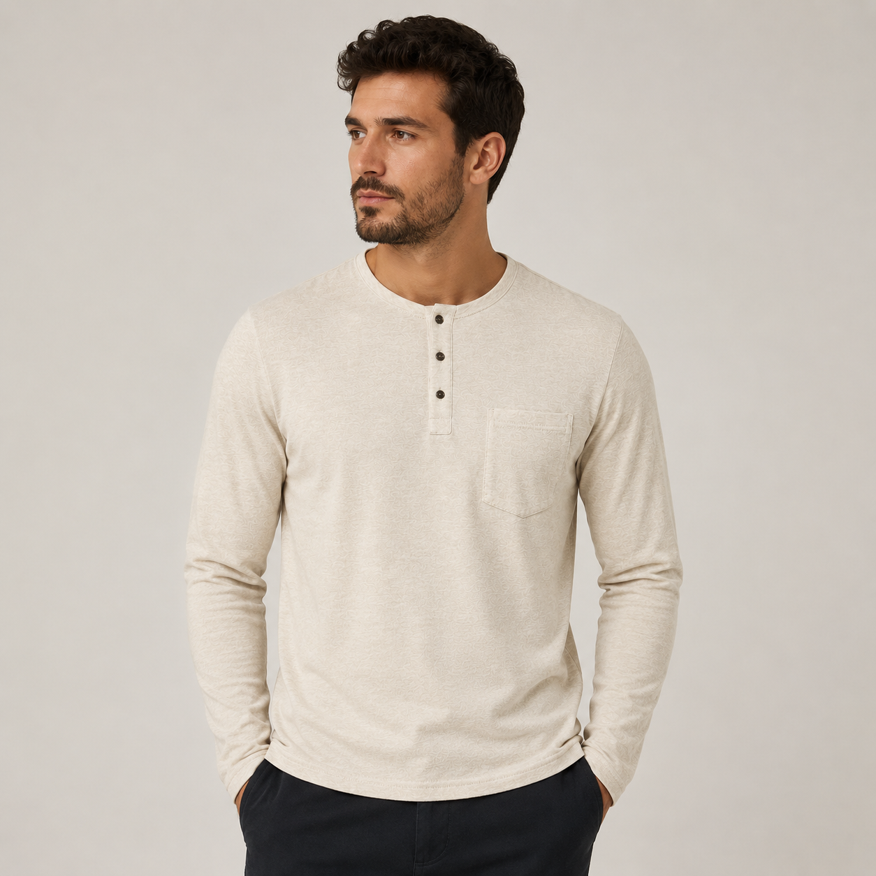 LIVERGY® Men's Long Sleeve T-Shirt