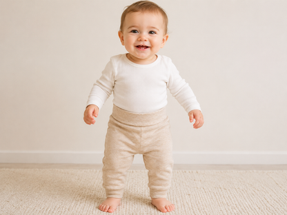 LUPILU Baby Jogger Pants 2‑Piece Pack Organic Cotton