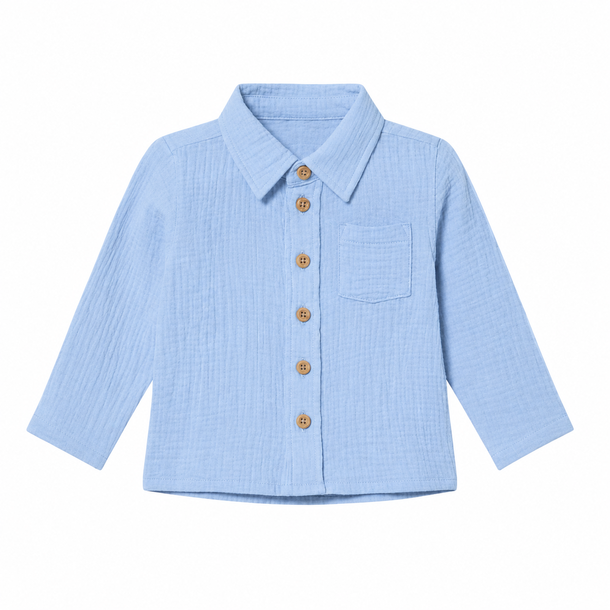 Lupilu Children’s Long‑Sleeve Cotton Shirt