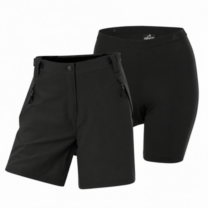 CRIVIT Women's Functional 2-in-1 Pants Menthol