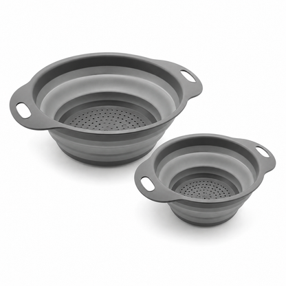 Silicone Folding Colander Strainer Skimmer