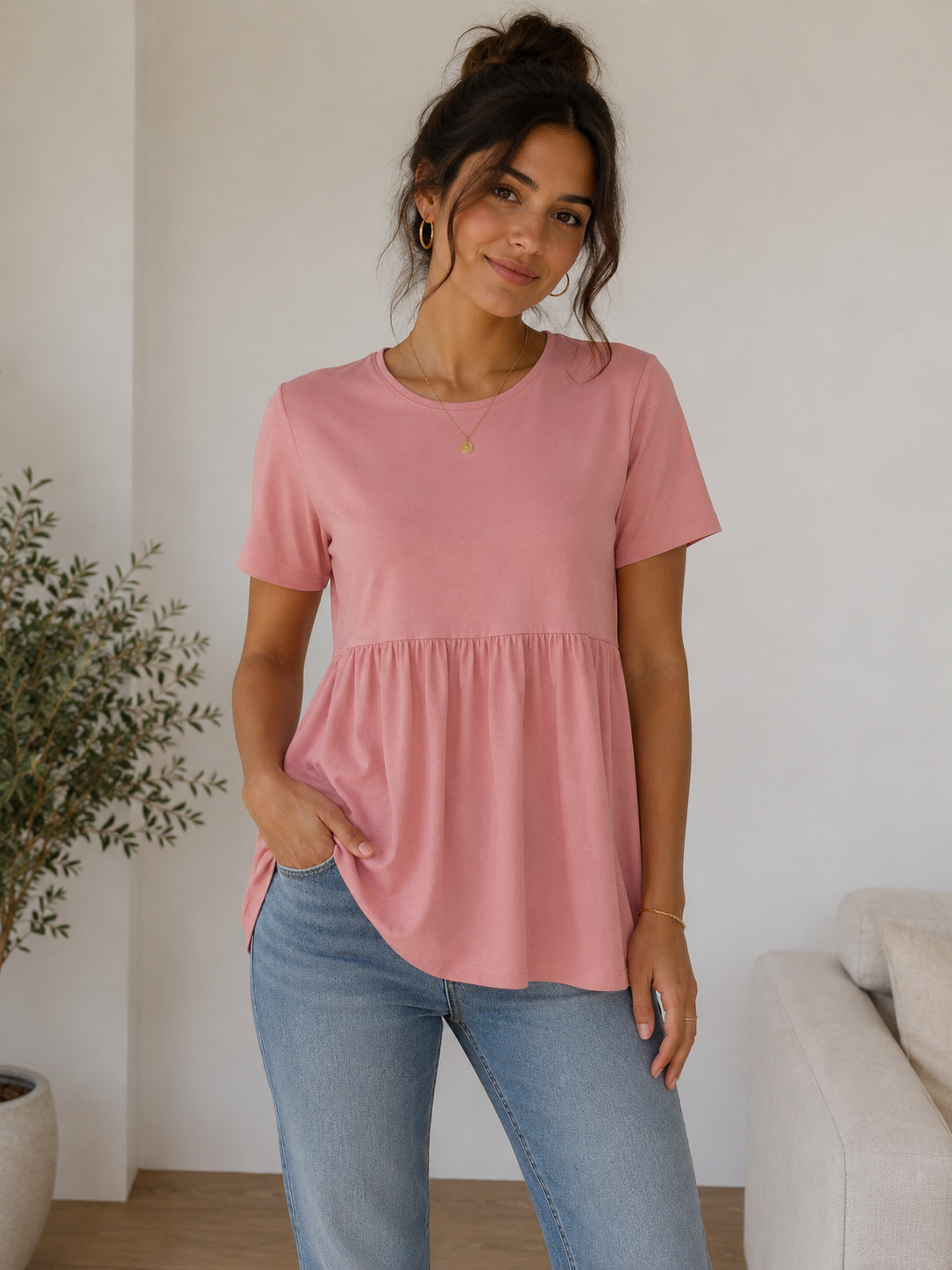 ESMARA® Viscose Women's T-Shirt