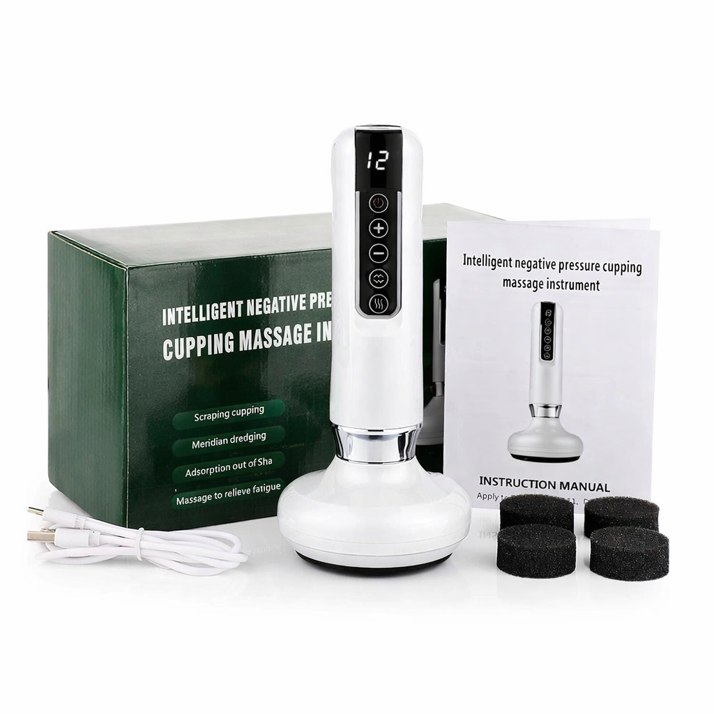 Intelligent Negative Pressure Cupping Massage Device – Portable Relief