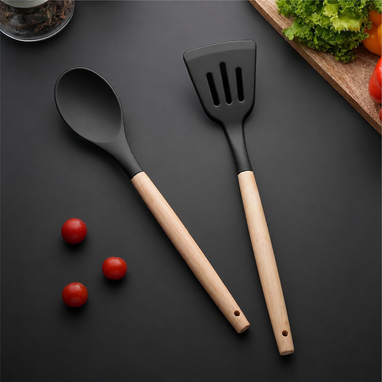 Non-Stick Silicone Spatula Set