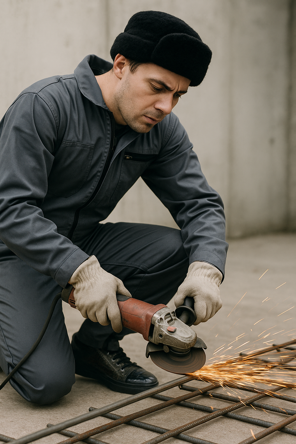 LMA 400518 Grey Double Jumpsuit Washer Workwear