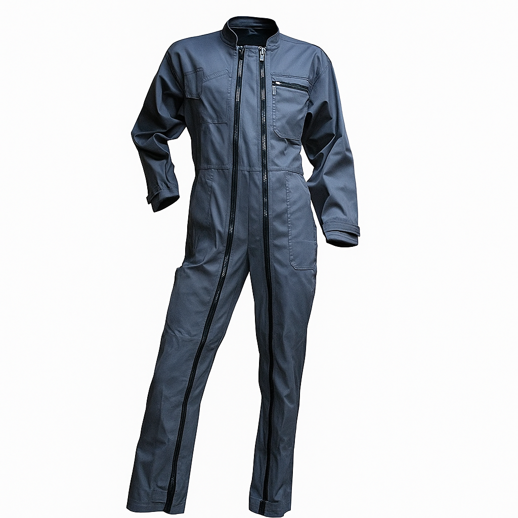 LMA 400518 Grey Double Jumpsuit Washer Workwear