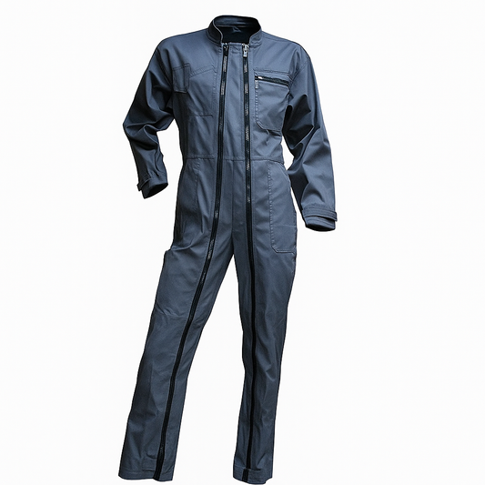 LMA 400518 Grey Double Jumpsuit Washer Workwear