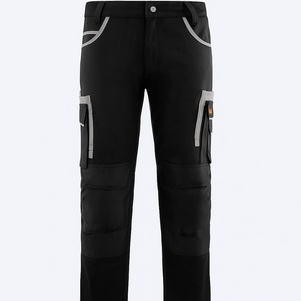 WrightFits Olympian Pro Men's Heavy-Duty Cargo Work Trousers - Knee Pockets