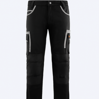 WrightFits Olympian Pro Men's Heavy-Duty Cargo Work Trousers - Knee Pockets