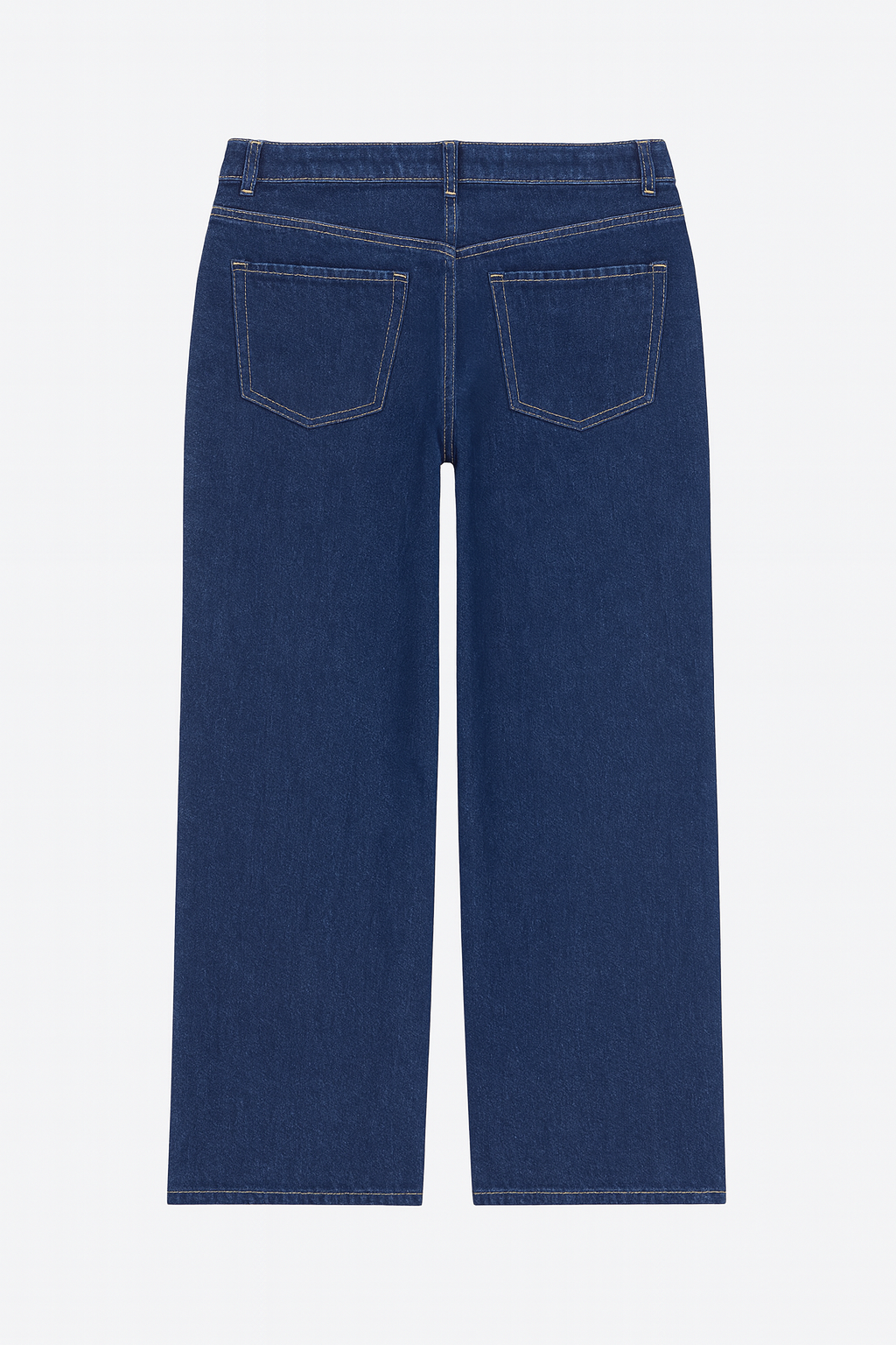 H&M Women's Dark Straight Blue Denim Jeans