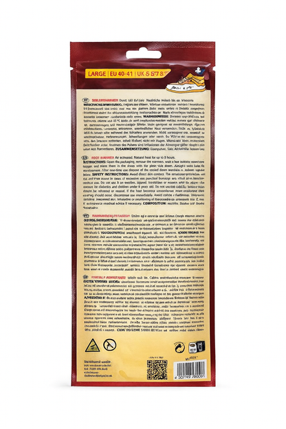 Thermopad Self-Heating Foot Warmers - 9 Hours Lasting Warmth for Alpine Skiing