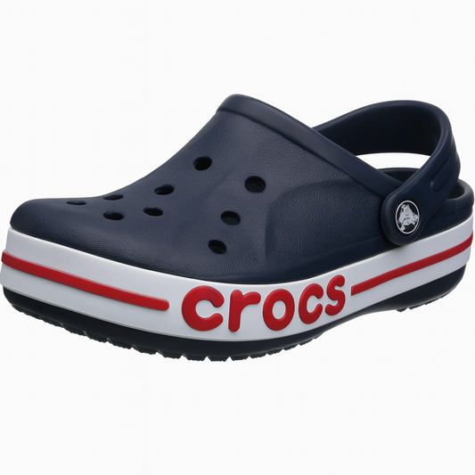 Crocs  Bayaband Clogs Lightweight Secure Fit Bright Cobalt Slate Grey