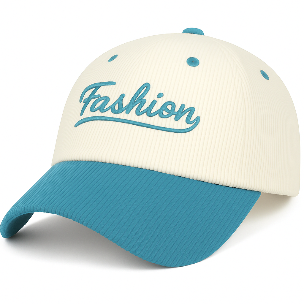 Sukeen Unisex Two-Tone Corduroy Baseball Cap Adjustable Warm Fashion Hat