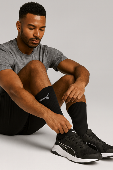Puma Unisex Cush Crew Sports Socks 3-Pack Breathable Comfort