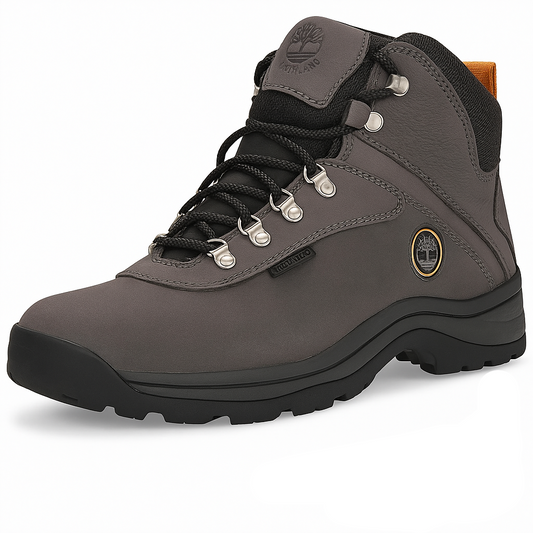 Timberland Men's White Ledge Mid Waterproof Hiking Boot, Grey Nubuck, Durable