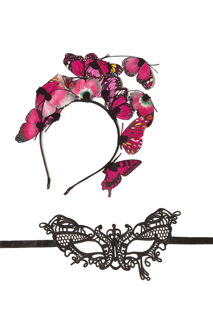 Soft Fabric Butterfly Wings Costume for Women - Fairy Nymph Pixie Rave Dress