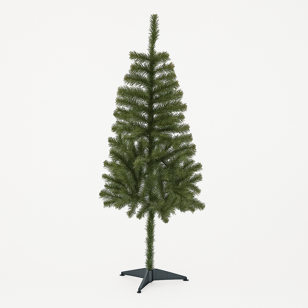Livarno Home 120cm Artificial Christmas Tree – Realistic Green & White Holiday Decor