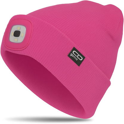 Gorilla Night Watcher USB Rechargeable LED Beanie with Brightness Modes