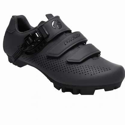 FOTGOAT MTB Cycling Shoes with SPD 2 Cleats, Black.