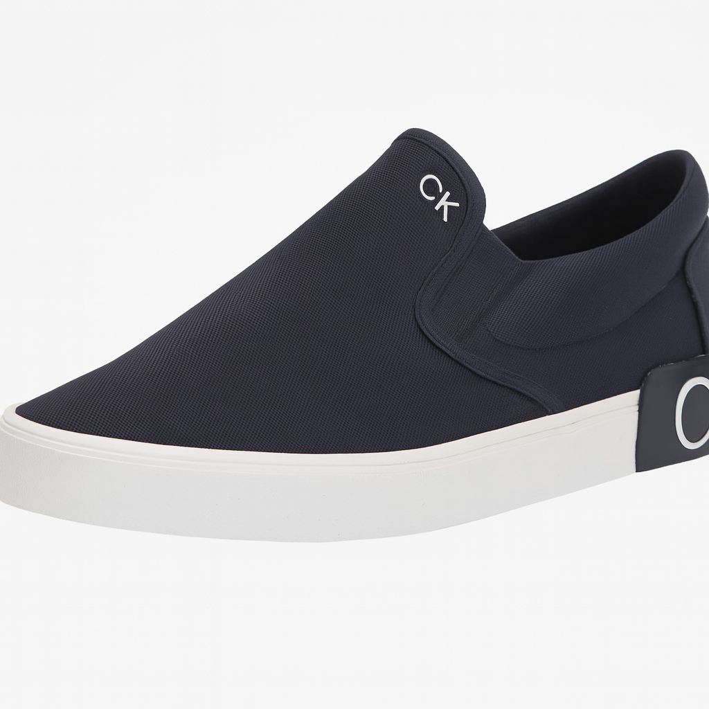 Calvin Klein Men's Ryor Slip-On Sneaker with Elastic Vents